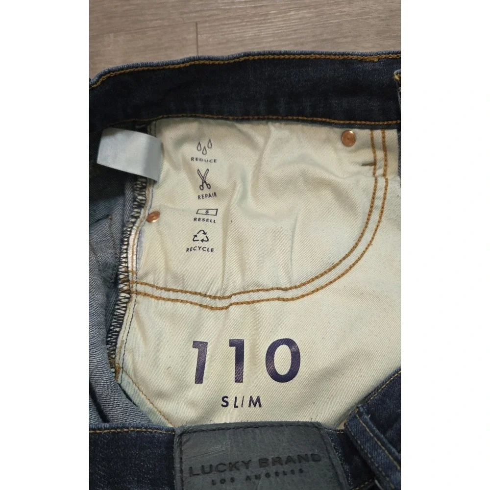 Lucky Brand Jeans 110 Slim Dark Wash Men's Size 32x30 (Fits 34x29)